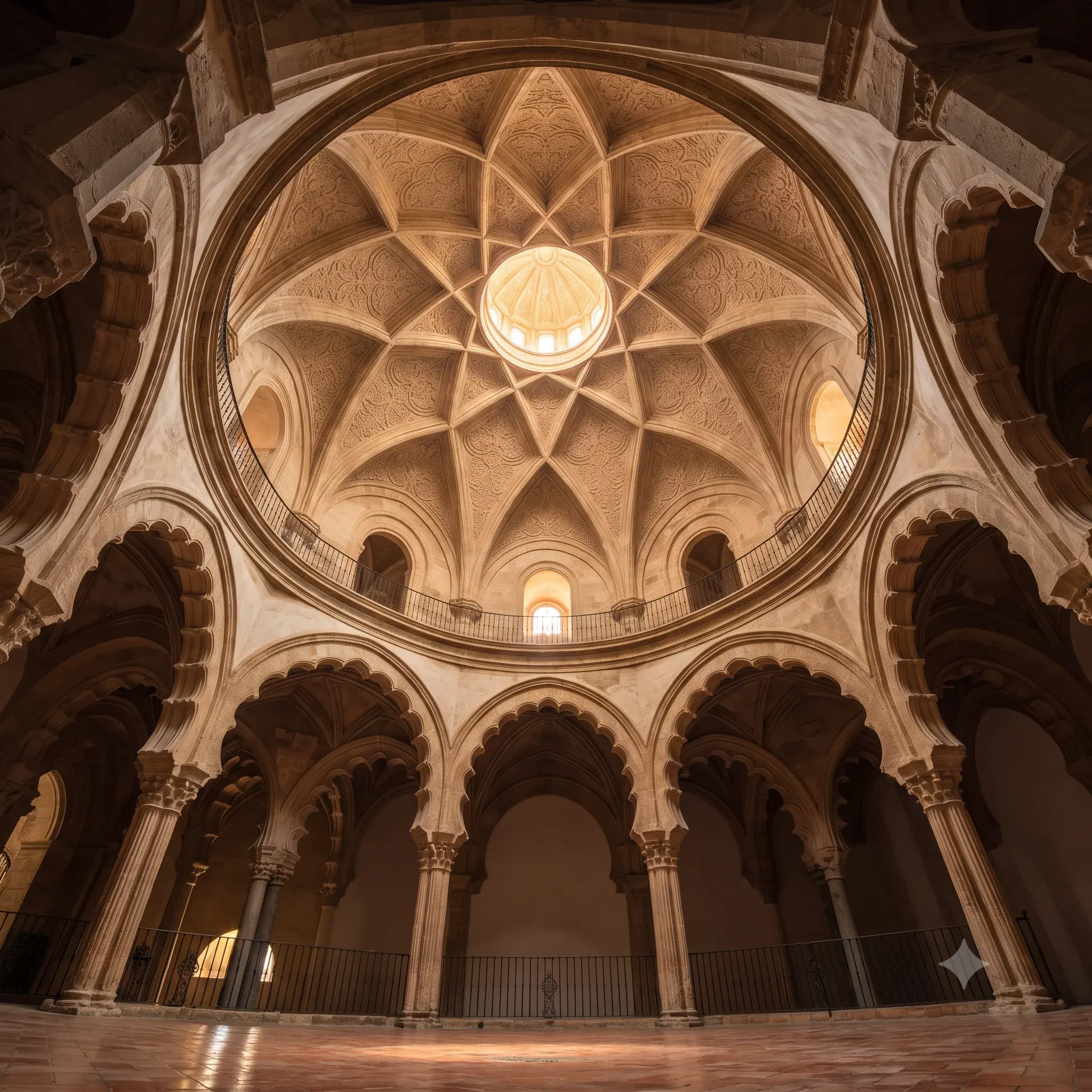 Domed atrium interior