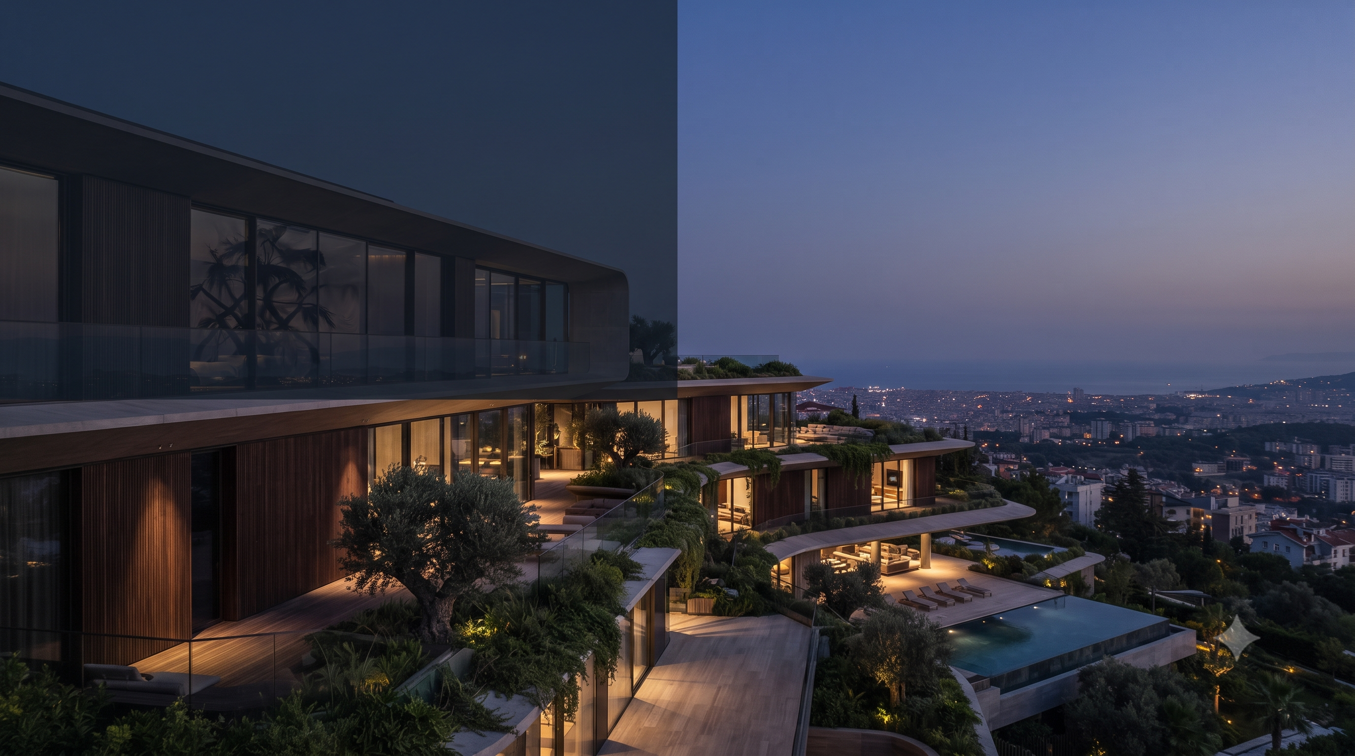 Filmisches Interieur-Rendering